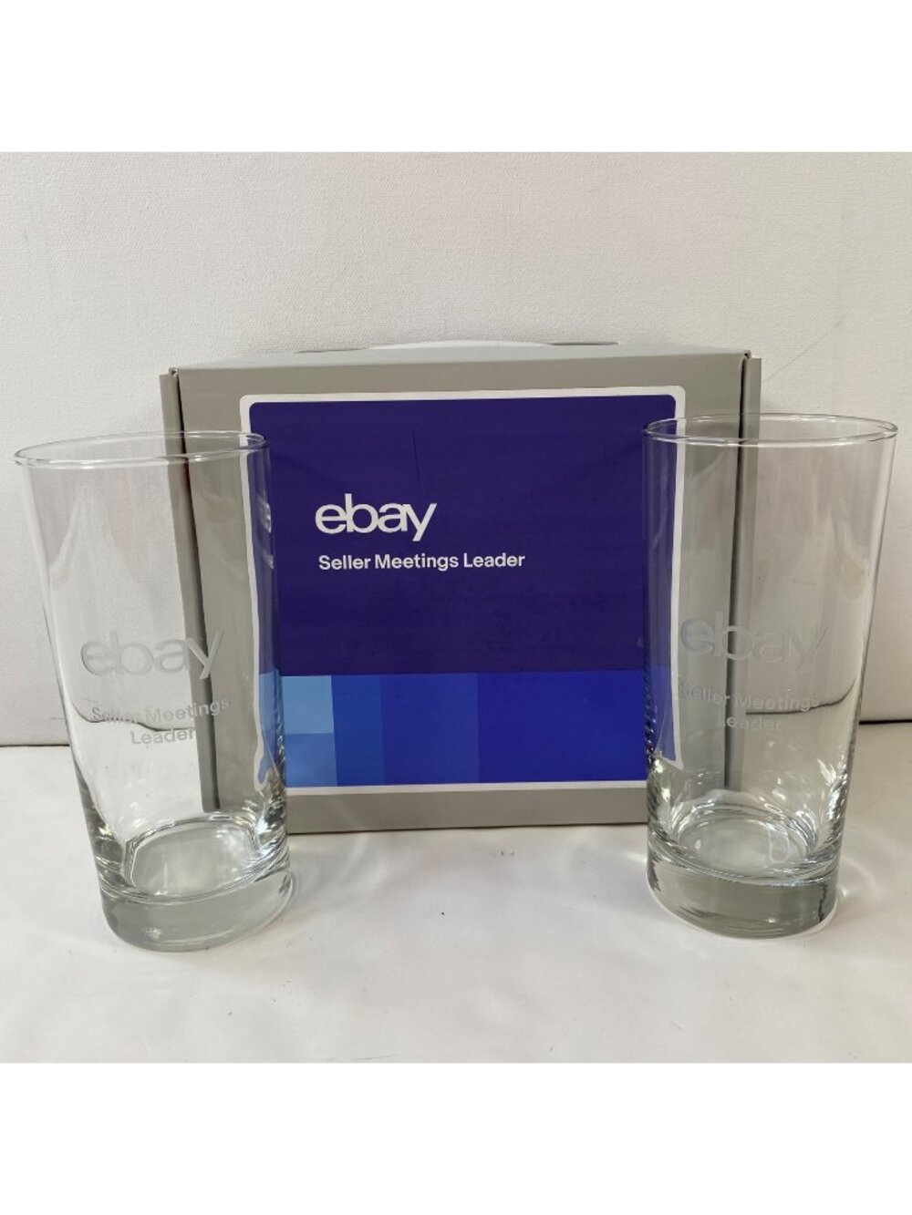 eBay Seller Meetings Leader Glass Set In Box eBayana